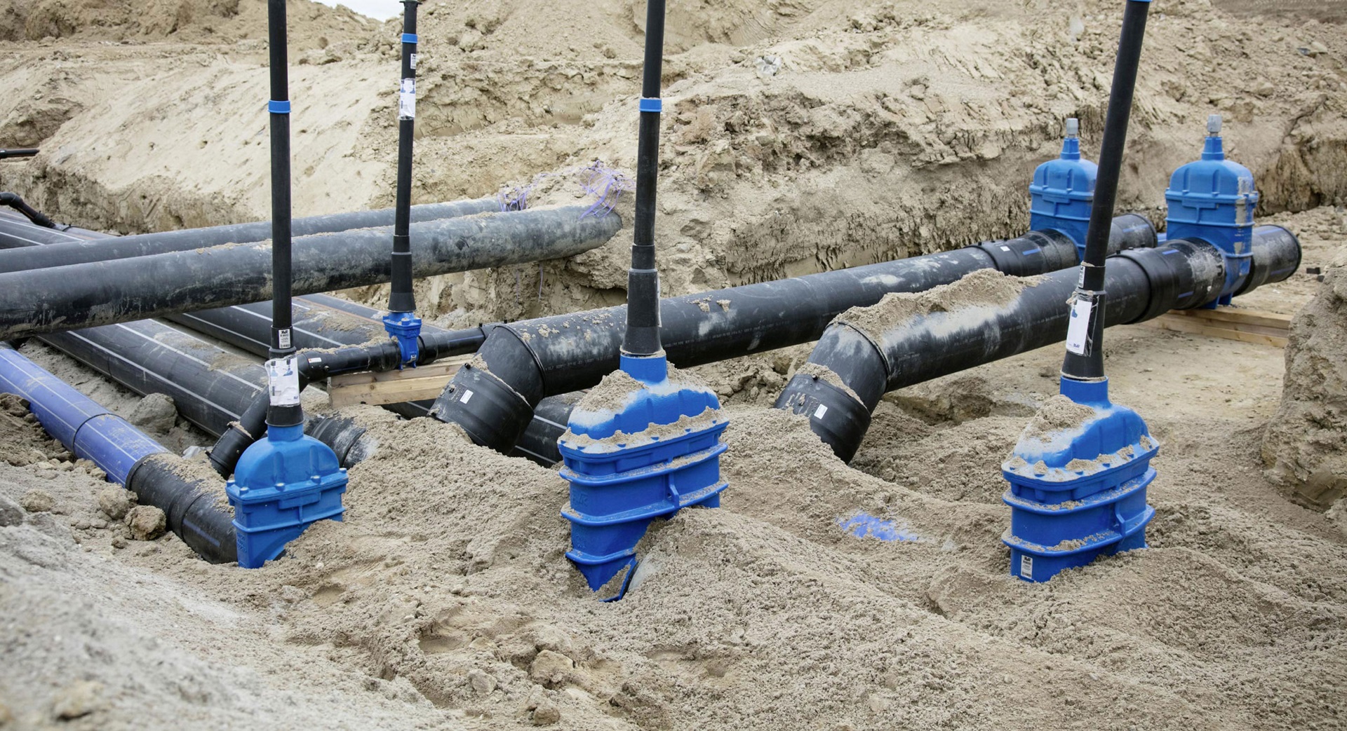 Accesorii pentru vane sertar instalate in retea