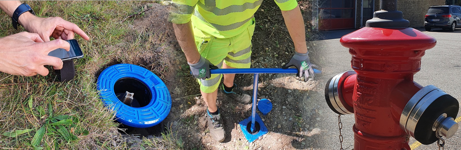Soluții inteligente pentru apă - Poziționer și capac de hidrant