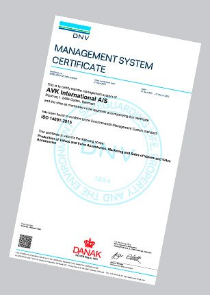Certificat ISO 14001