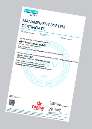 Certificat ISO 45001