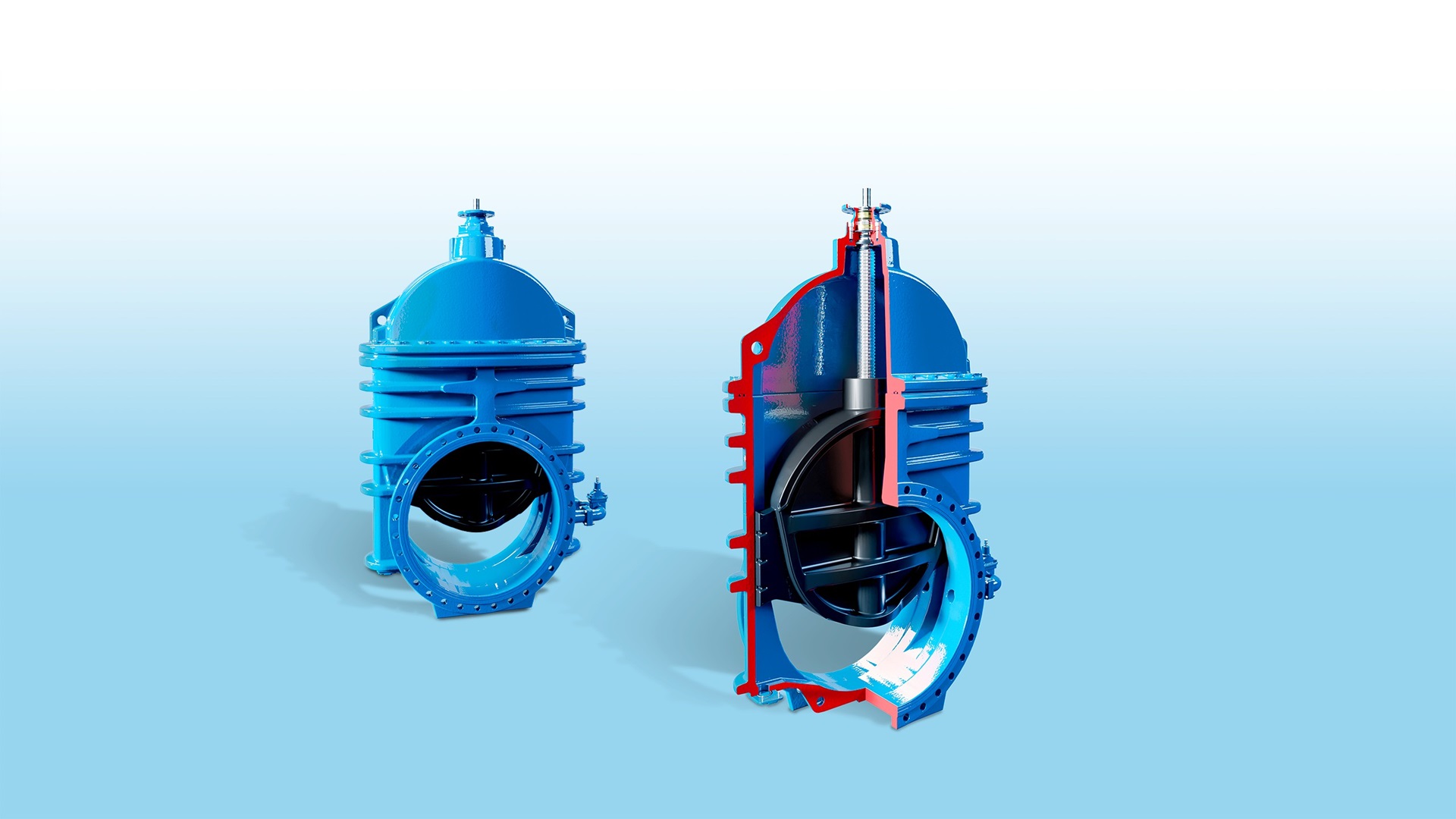 Vane AVK cu sertar pană cauciucat DN1200