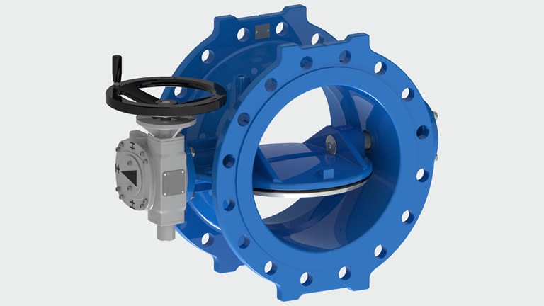 Vană fluture dublu excentrică seria756