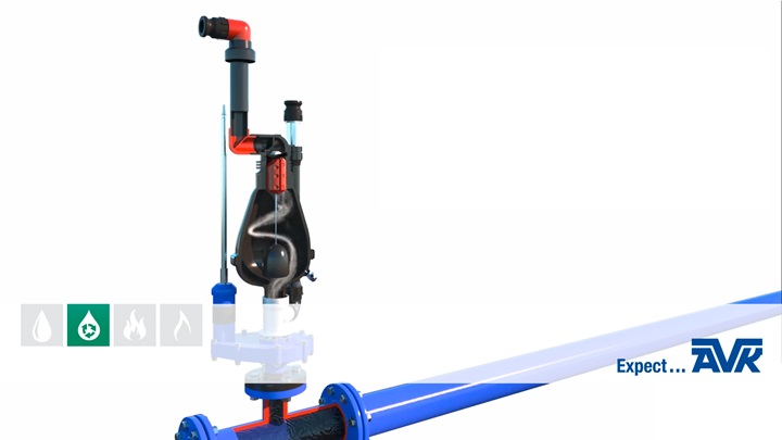 Vane de aerisire AVK pentru tratarea apei reziduale