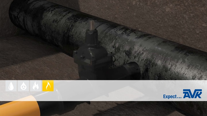 Vane sertar de tranziție pentru gaz